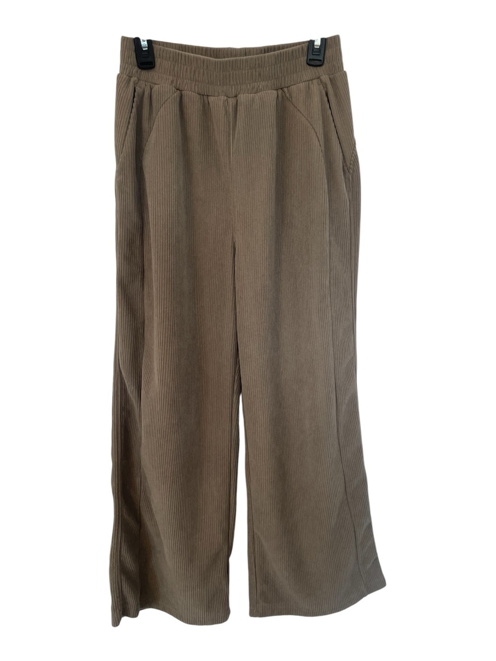Halara High Waisted Straight Leg Mop Corduroy Casual Pants